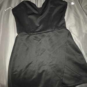 Plunge sweetheart romper